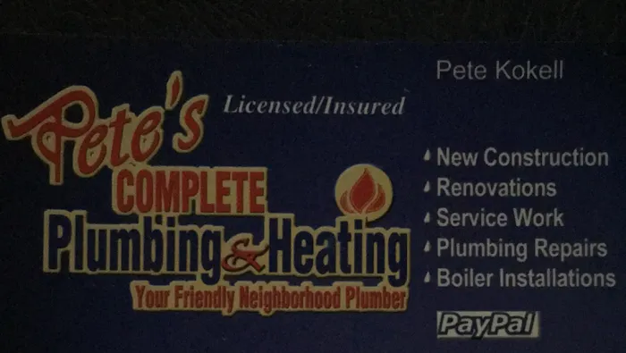 Pete's Complete Plumbing & Heating Inc. Picture 2