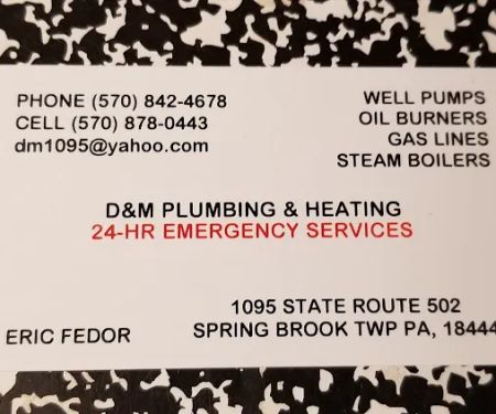 D & M PLUMBING AND HEATING