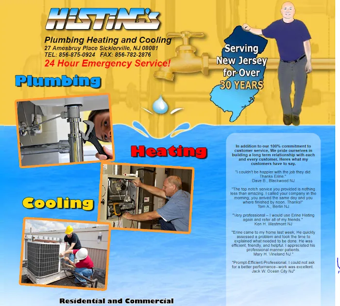 Histings Plumbing Heating & AC Picture 1