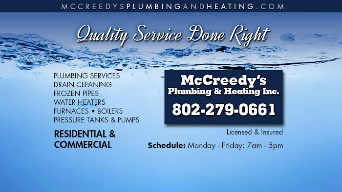 McCreedy's Plumbing & Heating Inc. Picture 6