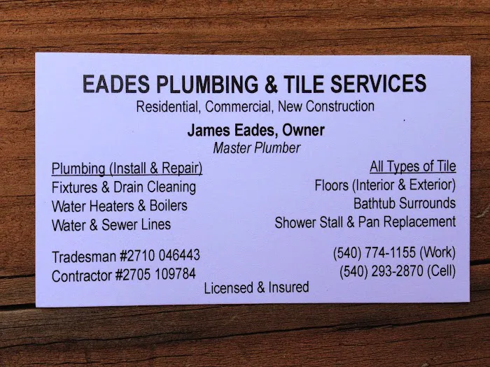 Eades Plumbing & Tile Services Picture 7