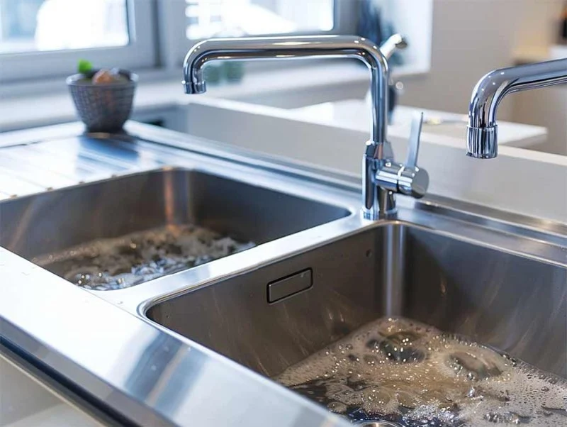 Why Is My Kitchen Sink Filling with Water When Washing Machine Drains?