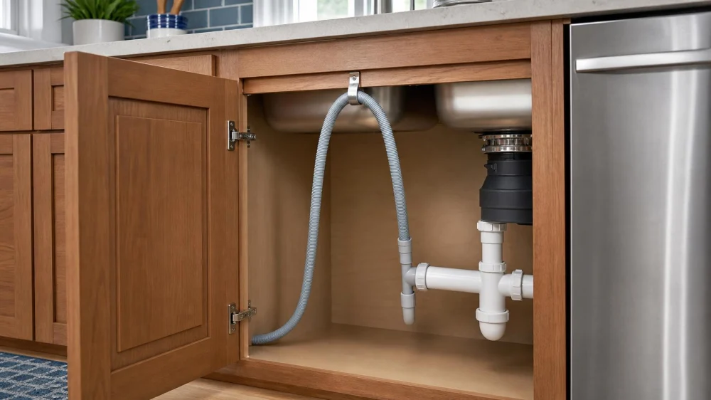 Why a Dishwasher Drain Hose Needs a High Loop