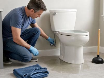 Toilet Overflow: Stop the Water and Limit Damage
