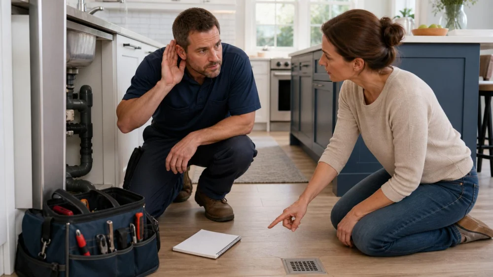 Gurgling Drains: Map the Pattern Before Calling a Plumber