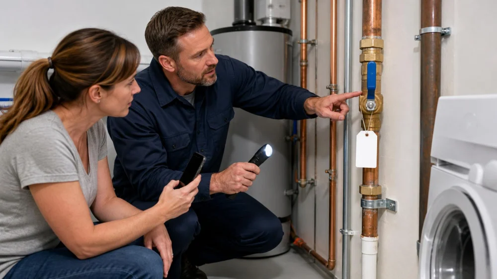 Main Water Shutoff Valve: Find, Label, and Check It Safely
