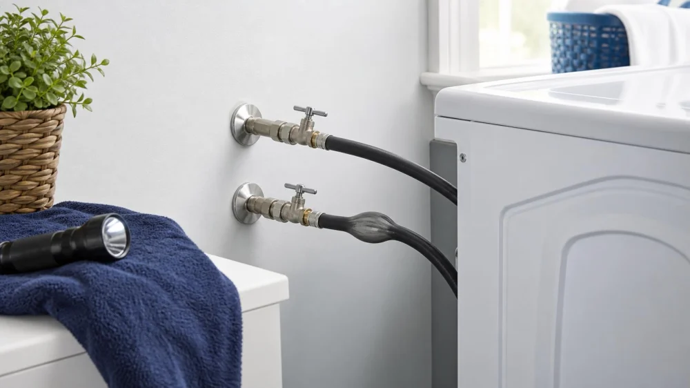 Washer Supply Hose Bulge: Shut Off Water Before It Bursts