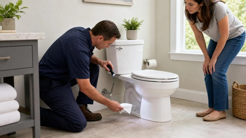 Water Around the Toilet Base: Trace the Source Safely