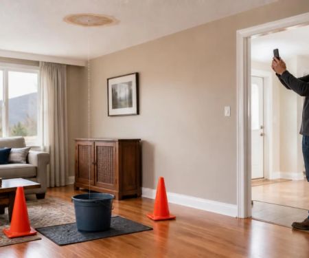 Ceiling Water Stain: Make It Safe Before Tracing the Leak