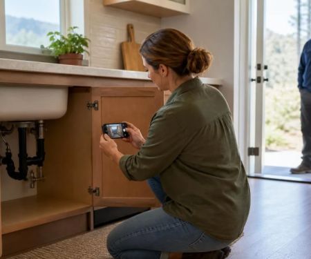 Plumber Visit Prep: Clear Access and Record the Problem