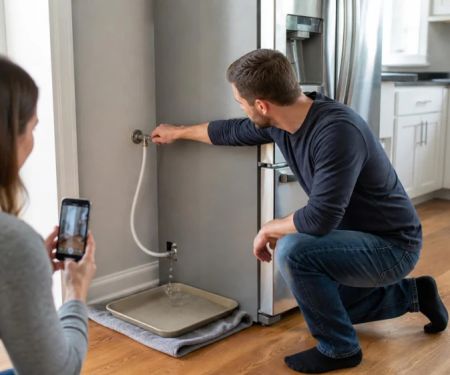 Refrigerator Water Line Leak: Shut Off and Trace It Safely