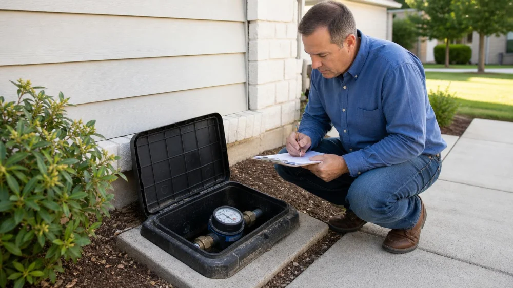 Water Meter Moving With Everything Off: A Leak Check