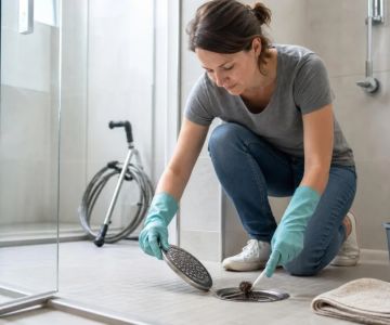 Slow Shower Drain: Clear Debris Before Using Chemicals