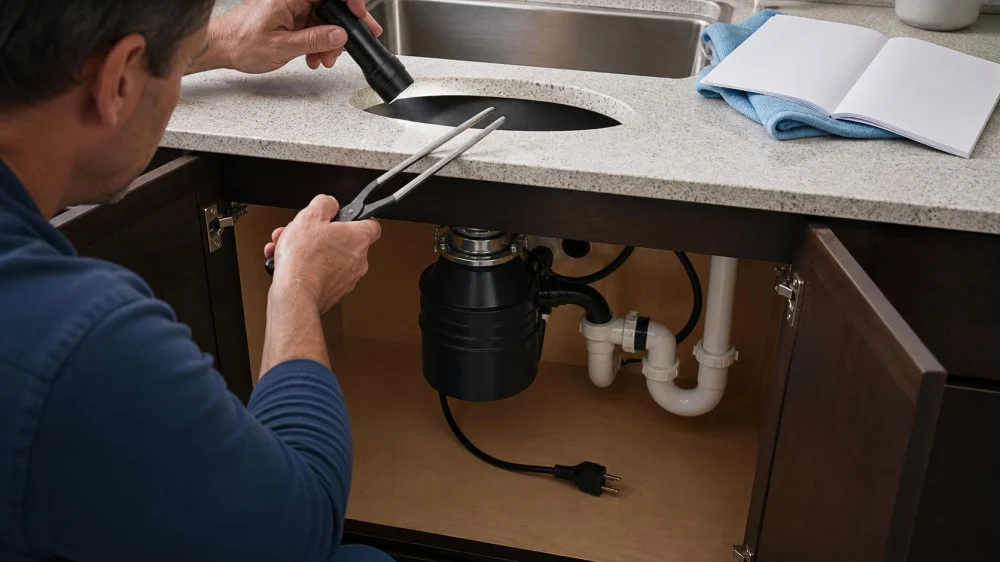 Garbage Disposal Jam: Disconnect Power Before Any Check