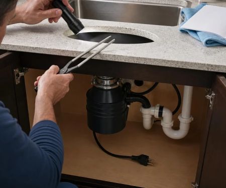 Garbage Disposal Jam: Disconnect Power Before Any Check