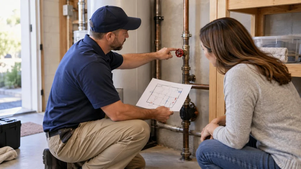 Home Water Shut-Off Map: Valves, Labels, and Access