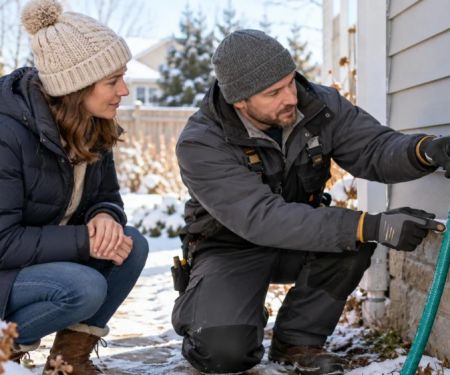 Outdoor Tap Winter Check: Hose, Valve, and Drainage