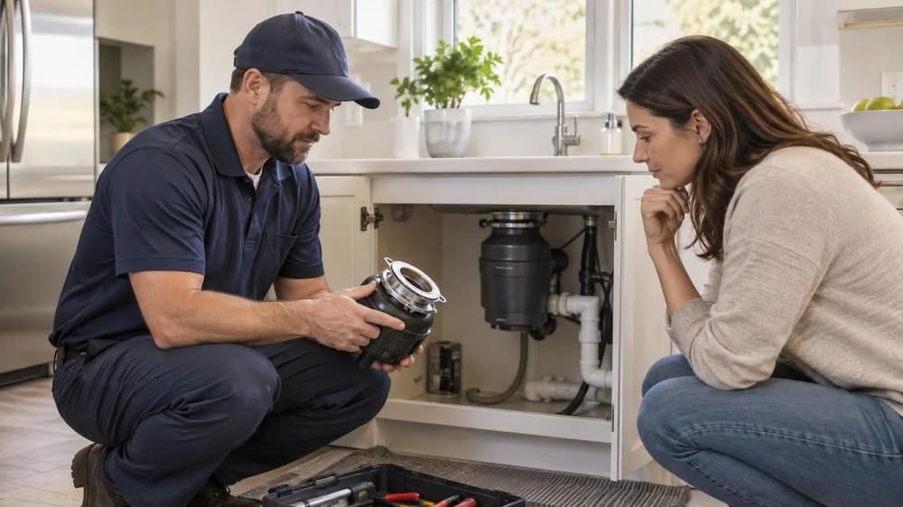 Garbage Disposal Jam: Power, Safe Checks, and Plumber Call