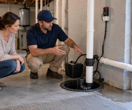 Basement Drain Backup Plan: Alarm, Water, Route, and Call