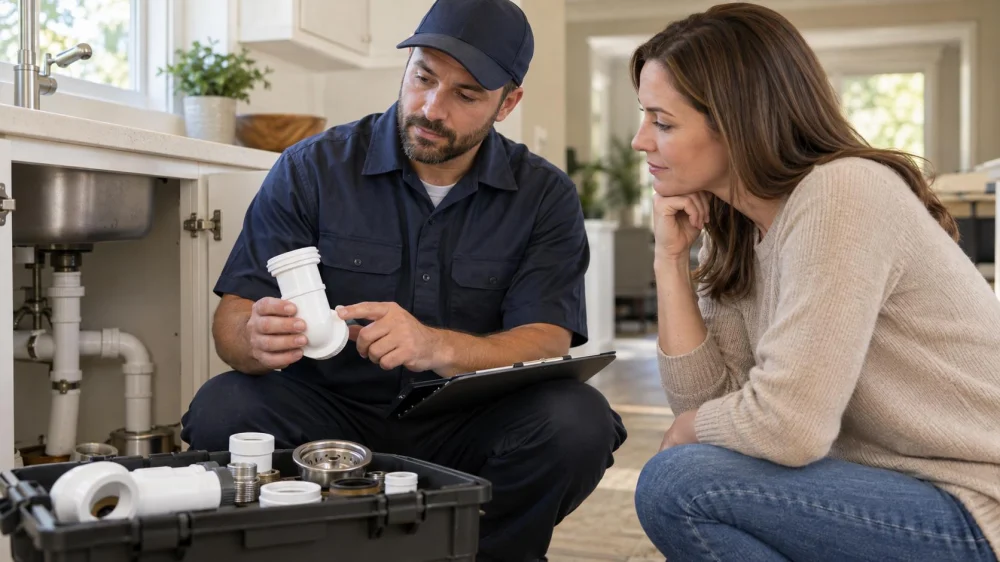Plumbing Repair Parts Record: Model, Material, and Warranty