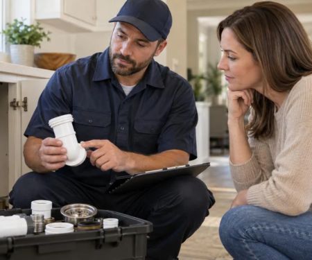 Plumbing Repair Parts Record: Model, Material, and Warranty
