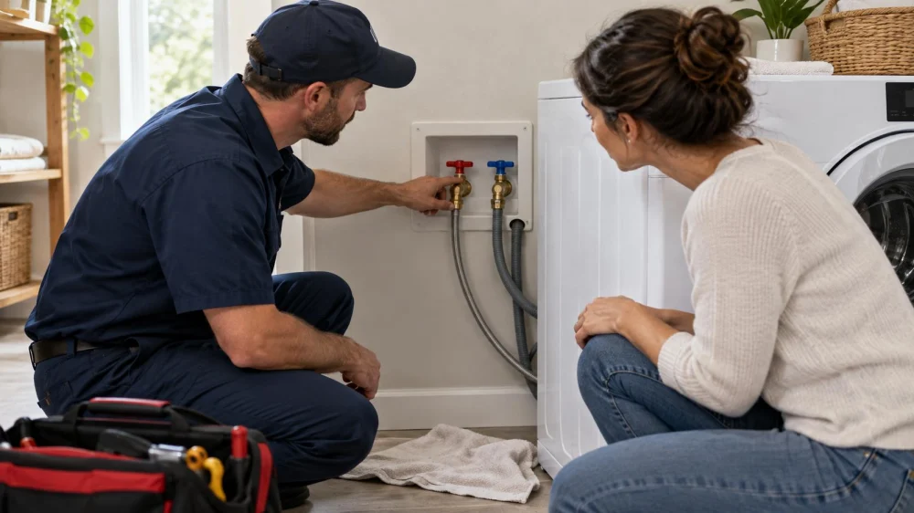 Washing Machine Valves: Access, Leaks, and Shutoff Test