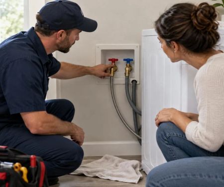 Washing Machine Valves: Access, Leaks, and Shutoff Test