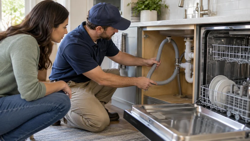 Dishwasher Drain Hose Check: Loop, Leaks, and Connection