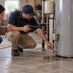Water Heater Leak Record: Location, Timing, and Shutoff