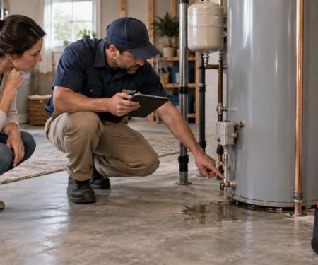 Water Heater Leak Record: Location, Timing, and Shutoff