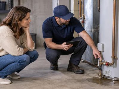 Water Heater Leak Check: Shutoff, Source, and Plumber Call