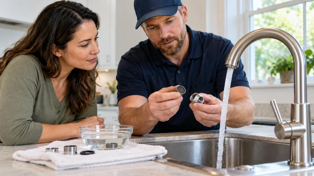 Sink Aerator Cleaning: Parts, Scale, and Flow Test