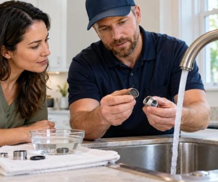 Sink Aerator Cleaning: Parts, Scale, and Flow Test