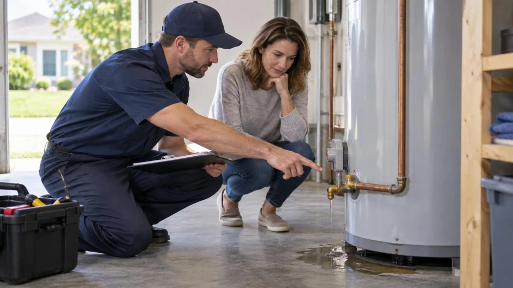 Water Heater Leak Notes: Source, Valve, and Safe Call